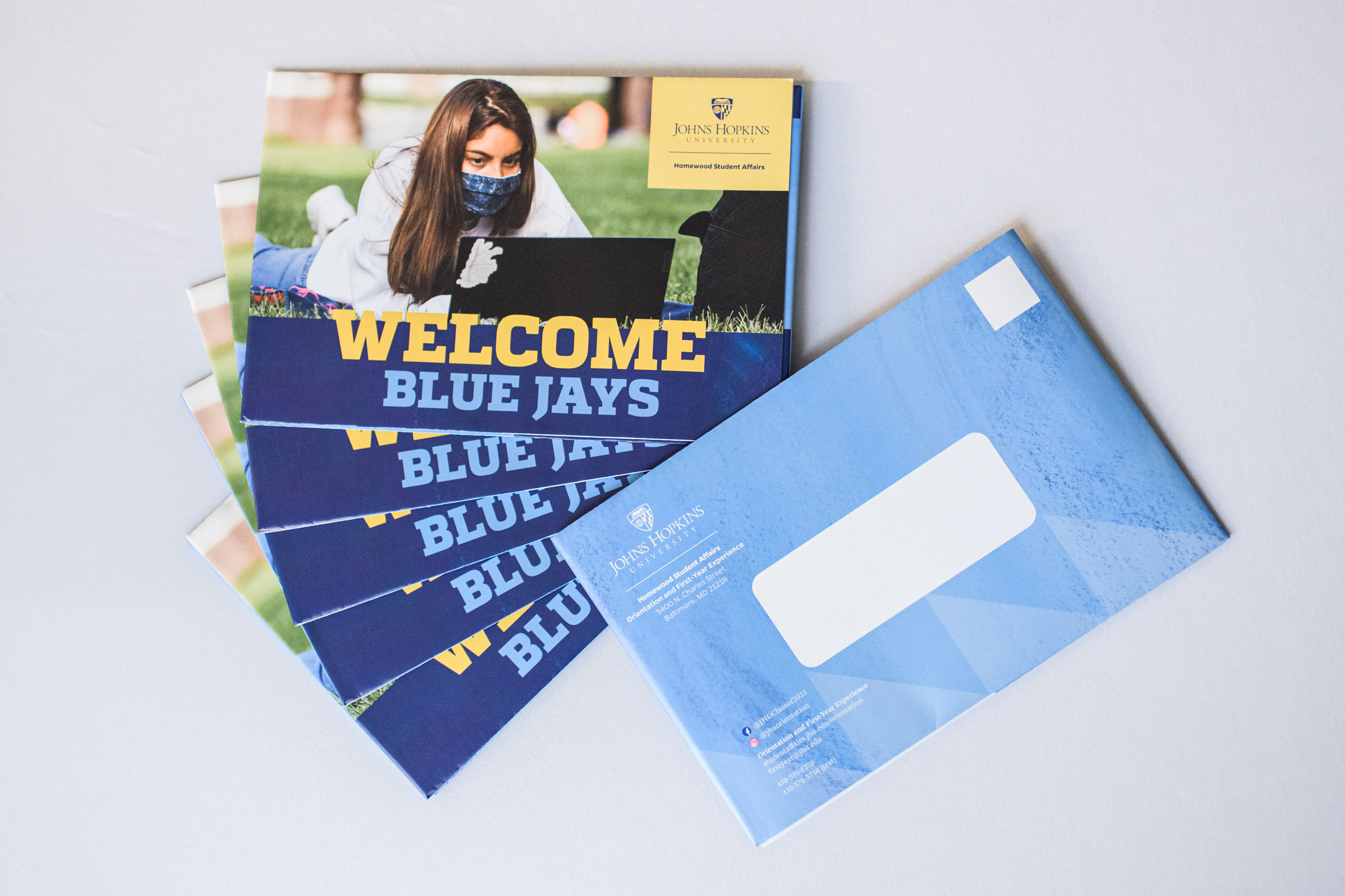 Folded JHU Mailer front and back